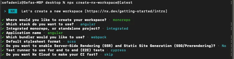 "Setup MonoRepo for angular"